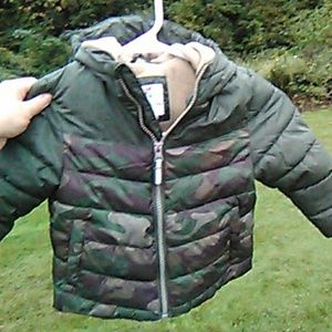 Super Cute Camo Boys Coat 12 Months